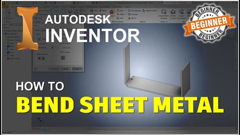 autodesk inventor sheet metal bend|sheet metal inventor tutorial.